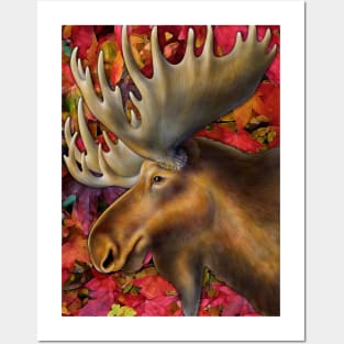 Moose Posters and Art